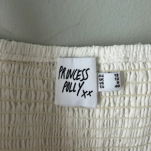 NWOT Lorinda Maxi Dress White - Picture 6 of 9